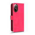 For Realme C67 4G Skin Feel Magnetic Flip Leather Phone Case(Rose Red)