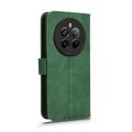 For Realme 12+ Skin Feel Magnetic Flip Leather Phone Case(Green)