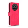For Realme 12 5G Skin Feel Magnetic Flip Leather Phone Case(Rose Red)