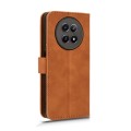 For Realme 12 5G Skin Feel Magnetic Flip Leather Phone Case(Brown)