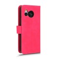 For Sharp Aquos Sense8 Skin Feel Magnetic Flip Leather Phone Case(Rose Red)