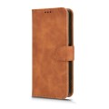For Sharp Aquos Sense8 Skin Feel Magnetic Flip Leather Phone Case(Brown)