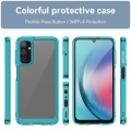 For Samsung Galaxy A25 5G Colorful Series Acrylic + TPU Phone Case(Transparent Blue)