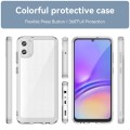 For Samsung Galaxy A05 Colorful Series Acrylic + TPU Phone Case(Transparent)