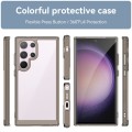 For Samsung Galaxy S24 Ultra 5G Colorful Series Acrylic + TPU Phone Case(Transparent Grey)