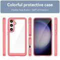 For Samsung Galaxy S24 5G Colorful Series Acrylic + TPU Phone Case(Red)