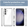 For Samsung Galaxy S24 5G Colorful Series Acrylic + TPU Phone Case(Transparent)