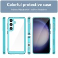 For Samsung Galaxy S24+ 5G Colorful Series Acrylic + TPU Phone Case(Transparent Blue)