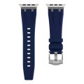 AP Silicone Watch Band For Apple Watch SE 2022 40mm(Silver Blue)