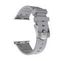 AP Silicone Watch Band For Apple Watch 5 40mm(Silver Grey)