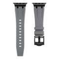 AP Silicone Watch Band For Apple Watch SE 2023 44mm(Black Grey)
