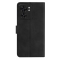 For Motorola Edge 40 Seven Butterflies Embossed Leather Phone Case(Black)