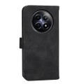 For Realme 12 5G Dierfeng Dream Line TPU + PU Leather Phone Case(Black)