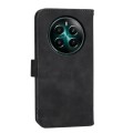 For Realme 12+ Dierfeng Dream Line TPU + PU Leather Phone Case(Black)