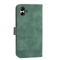 For Samsung Galaxy A05 Dierfeng Dream Line TPU + PU Leather Phone Case(Green)