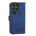 For Samsung Galaxy S24 Ultra 5G Dierfeng Dream Line TPU + PU Leather Phone Case(Blue)