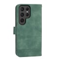 For Samsung Galaxy S24 Ultra 5G Dierfeng Dream Line TPU + PU Leather Phone Case(Green)