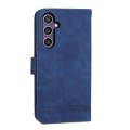 For Samsung Galaxy S24+ 5G Dierfeng Dream Line TPU + PU Leather Phone Case(Blue)