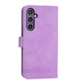 For Samsung Galaxy S24+ 5G Dierfeng Dream Line TPU + PU Leather Phone Case(Purple)