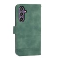 For Samsung Galaxy S24 5G Dierfeng Dream Line TPU + PU Leather Phone Case(Green)
