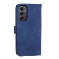 For Samsung Galaxy A35 Dierfeng Dream Line TPU + PU Leather Phone Case(Blue)
