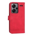 For Xiaomi Redmi Note 13 Pro+ Dierfeng Dream Line TPU + PU Leather Phone Case(Red)