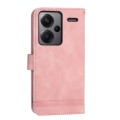 For Xiaomi Redmi Note 13 Pro+ Dierfeng Dream Line TPU + PU Leather Phone Case(Pink)