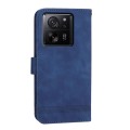 For Xiaomi 13T Dierfeng Dream Line TPU + PU Leather Phone Case(Blue)