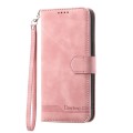 For Xiaomi 13T Dierfeng Dream Line TPU + PU Leather Phone Case(Pink)