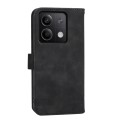 For Xiaomi Redmi Note 13 5G Dierfeng Dream Line TPU + PU Leather Phone Case(Black)