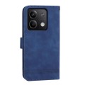 For Xiaomi Redmi Note 13 5G Dierfeng Dream Line TPU + PU Leather Phone Case(Blue)
