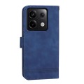 For Xiaomi Redmi Note 13 Pro 5G Dierfeng Dream Line TPU + PU Leather Phone Case(Blue)