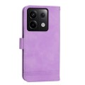 For Xiaomi Redmi Note 13 Pro 5G Dierfeng Dream Line TPU + PU Leather Phone Case(Purple)