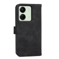 For Xiaomi Redmi 13C Dierfeng Dream Line TPU + PU Leather Phone Case(Black)