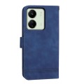 For Xiaomi Redmi 13C Dierfeng Dream Line TPU + PU Leather Phone Case(Blue)