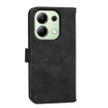 For Xiaomi Redmi Note13 4G Dierfeng Dream Line TPU + PU Leather Phone Case(Black)