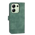 For Xiaomi Redmi Note13 4G Dierfeng Dream Line TPU + PU Leather Phone Case(Green)