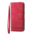 For Xiaomi Redmi Note 13 Pro 4G Dierfeng Dream Line TPU + PU Leather Phone Case(Red)