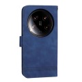 For Xiaomi 14 Ultra Dierfeng Dream Line TPU + PU Leather Phone Case(Blue)