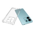 For Xiaomi Redmi Note 13 5G Global Shockproof Non-slip Thickening TPU Phone Case(Transparent)