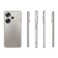 For Xiaomi Redmi Turbo 3 Shockproof Non-slip Thickening TPU Phone Case(Transparent)