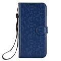 For Sharp Aquos Sense8 Honeycomb Dot Texture Leather Phone Case(Blue)