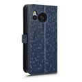 For Sharp Aquos Sense8 Honeycomb Dot Texture Leather Phone Case(Blue)