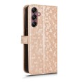 For Samsung Galaxy A15 Honeycomb Dot Texture Leather Phone Case(Gold)