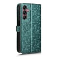 For Samsung Galaxy A15 Honeycomb Dot Texture Leather Phone Case(Green)