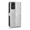 For Xiaomi Redmi Note 12S 4G Honeycomb Dot Texture Leather Phone Case(Silver)