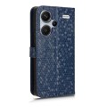 For Xiaomi Redmi Note 13 Pro+ 5G Honeycomb Dot Texture Leather Phone Case(Blue)