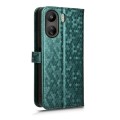 For Xiaomi Redmi 13C / Poco C65 Honeycomb Dot Texture Leather Phone Case(Green)