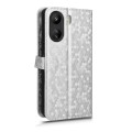 For Xiaomi Redmi 13C / Poco C65 Honeycomb Dot Texture Leather Phone Case(Silver)
