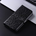 For Xiaomi Redmi 13C 5G / 4G Honeycomb Dot Texture Leather Phone Case(Black)